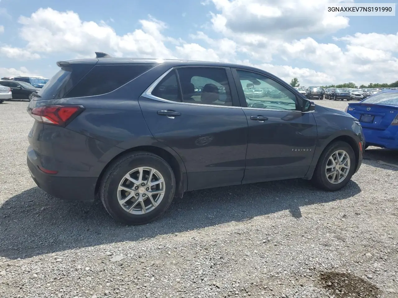 2022 Chevrolet Equinox Lt VIN: 3GNAXKEV7NS191990 Lot: 61748165