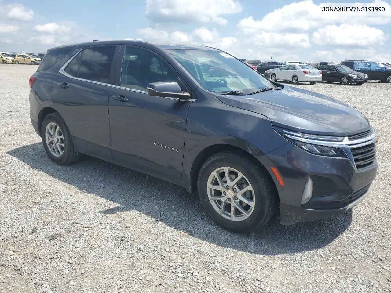 2022 Chevrolet Equinox Lt VIN: 3GNAXKEV7NS191990 Lot: 61748165