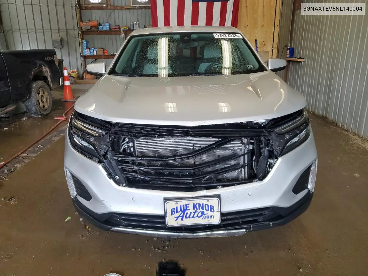 2022 Chevrolet Equinox Lt VIN: 3GNAXTEV5NL140004 Lot: 62822335