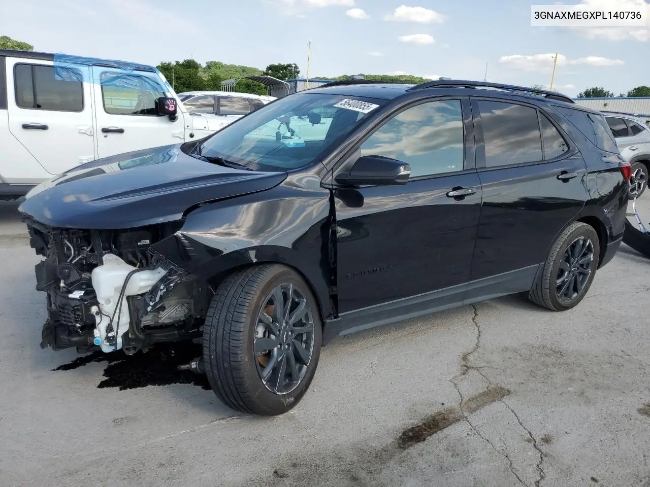 2023 Chevrolet Equinox Rs VIN: 3GNAXMEGXPL140736 Lot: 56400855