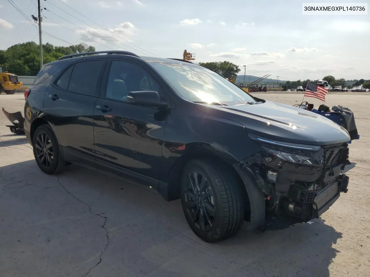 2023 Chevrolet Equinox Rs VIN: 3GNAXMEGXPL140736 Lot: 56400855