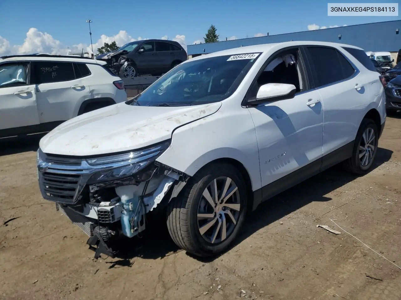 2023 Chevrolet Equinox Lt VIN: 3GNAXKEG4PS184113 Lot: 56842215
