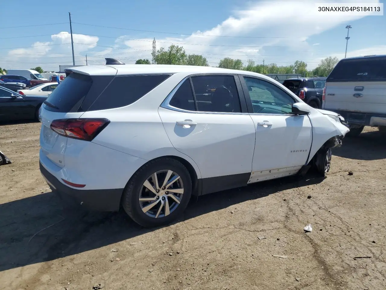 2023 Chevrolet Equinox Lt VIN: 3GNAXKEG4PS184113 Lot: 56842215