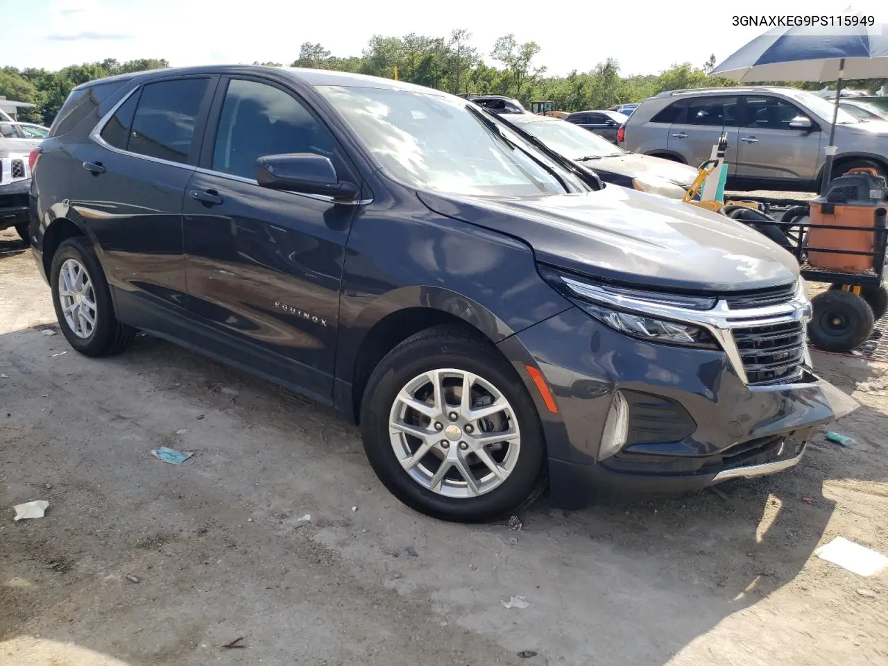 2023 Chevrolet Equinox Lt VIN: 3GNAXKEG9PS115949 Lot: 57141845