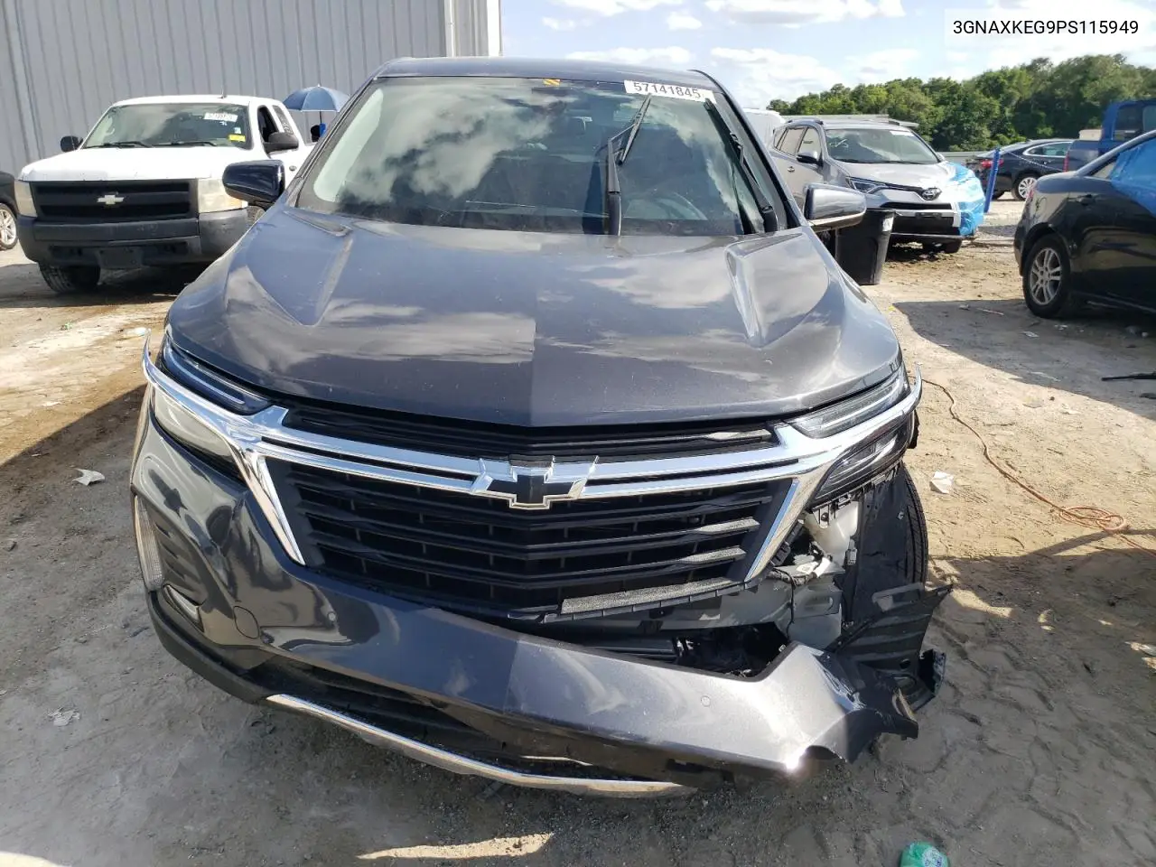 2023 Chevrolet Equinox Lt VIN: 3GNAXKEG9PS115949 Lot: 57141845