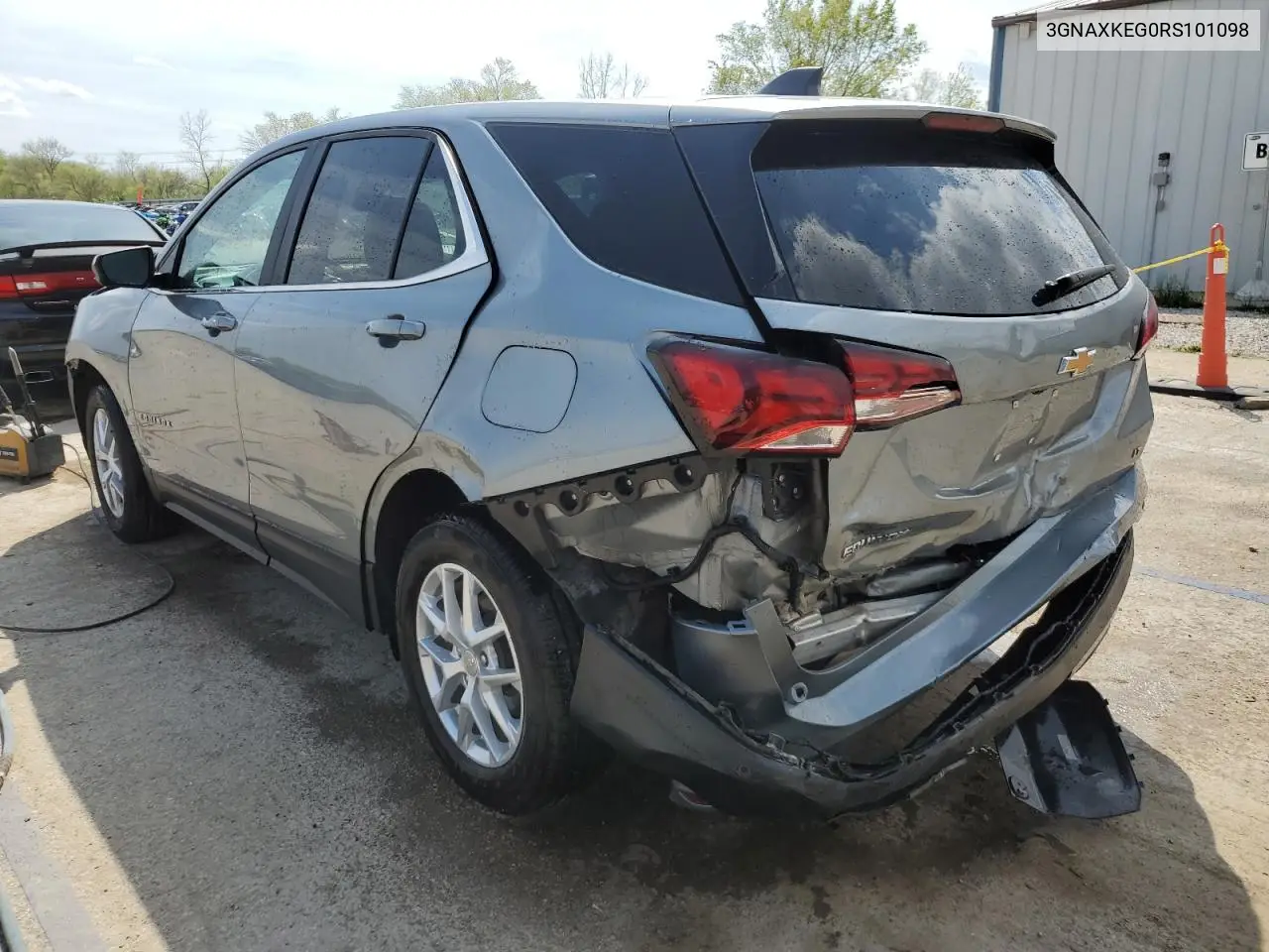 2024 Chevrolet Equinox Lt VIN: 3GNAXKEG0RS101098 Lot: 54162145