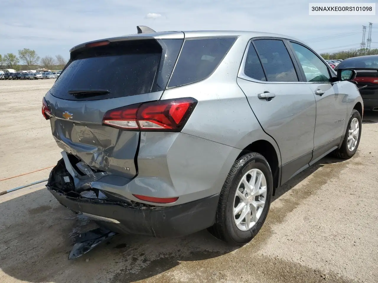 2024 Chevrolet Equinox Lt VIN: 3GNAXKEG0RS101098 Lot: 54162145