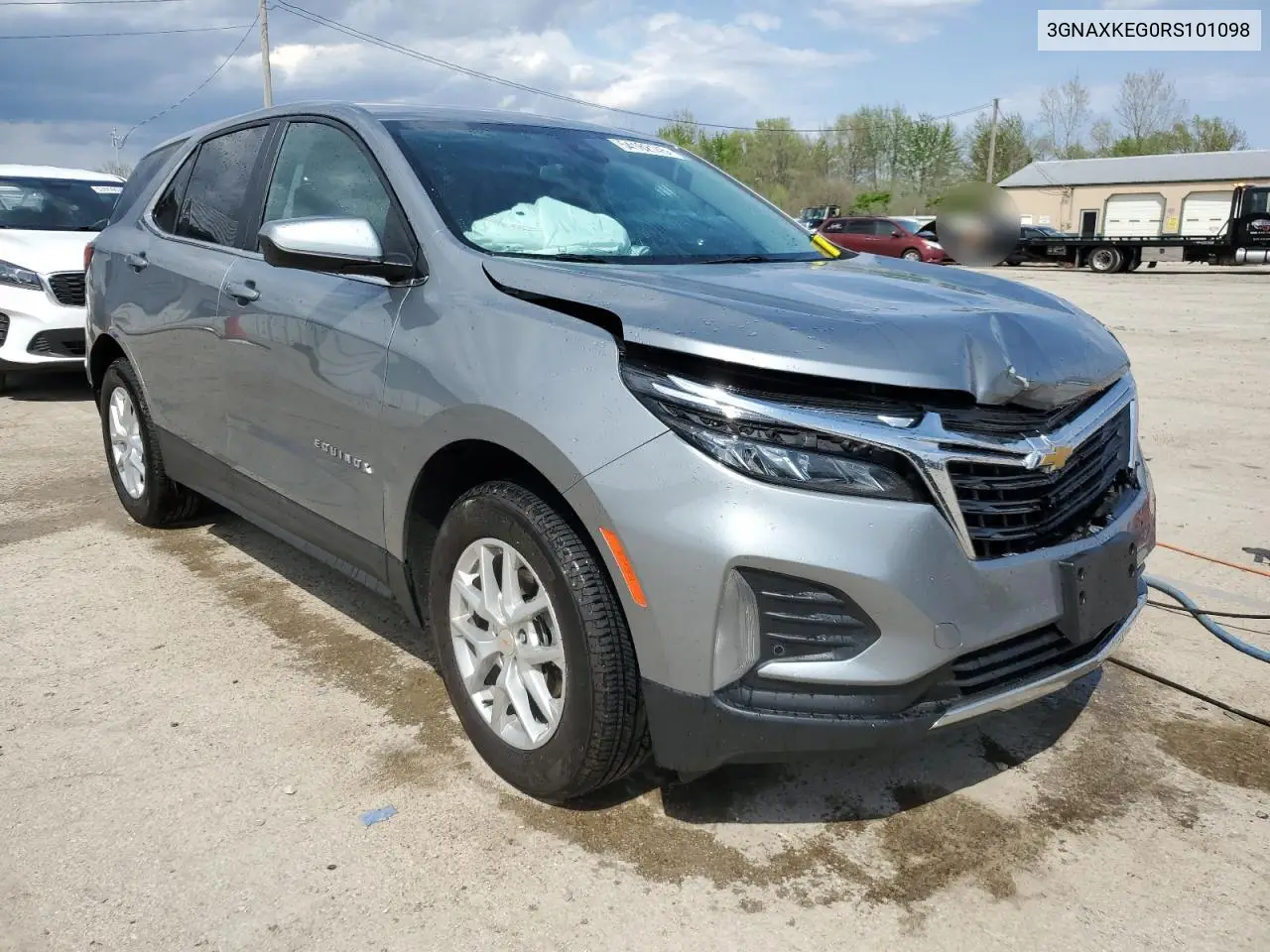 2024 Chevrolet Equinox Lt VIN: 3GNAXKEG0RS101098 Lot: 54162145