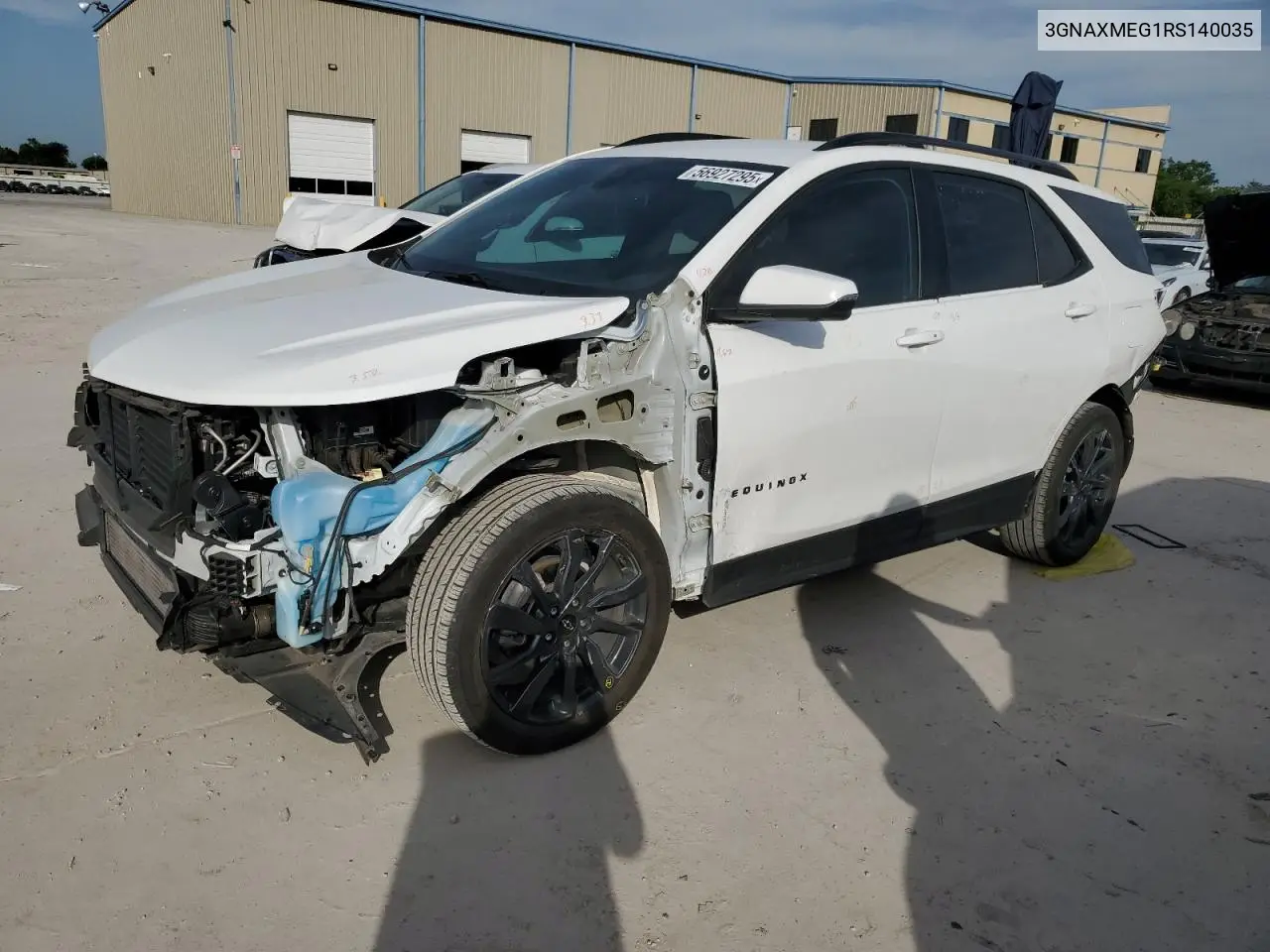 2024 Chevrolet Equinox Rs VIN: 3GNAXMEG1RS140035 Lot: 56927295