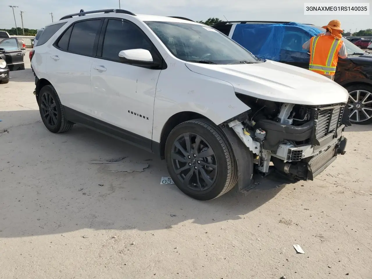 2024 Chevrolet Equinox Rs VIN: 3GNAXMEG1RS140035 Lot: 56927295
