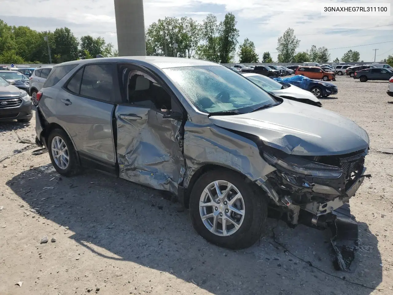 2024 Chevrolet Equinox Ls VIN: 3GNAXHEG7RL311100 Lot: 58632115