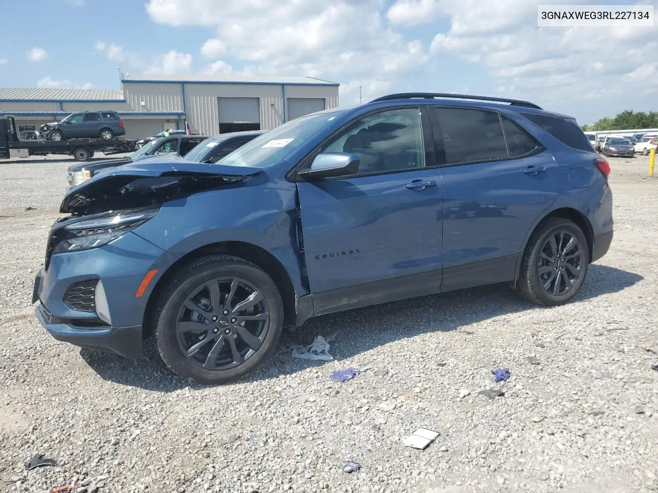 2024 Chevrolet Equinox Rs VIN: 3GNAXWEG3RL227134 Lot: 63004415