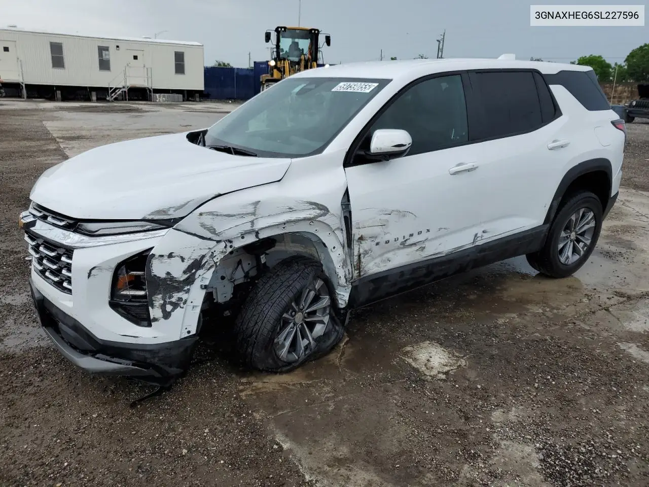 2025 Chevrolet Equinox Lt VIN: 3GNAXHEG6SL227596 Lot: 59759055