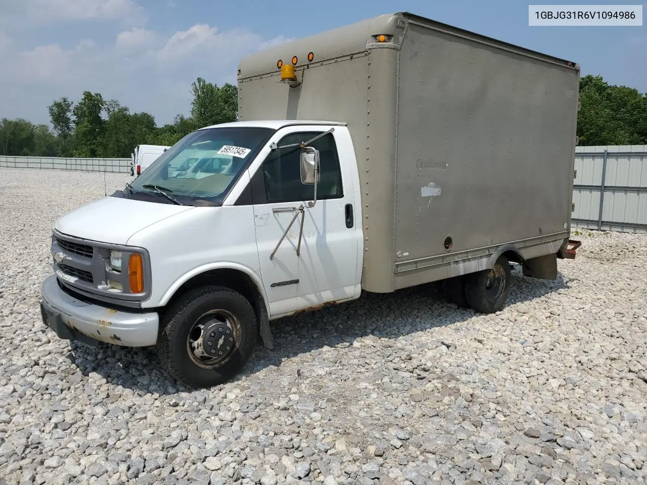 1997 Chevrolet Express G3500 VIN: 1GBJG31R6V1094986 Lot: 59517345