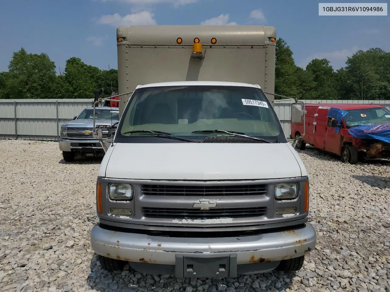 1997 Chevrolet Express G3500 VIN: 1GBJG31R6V1094986 Lot: 59517345
