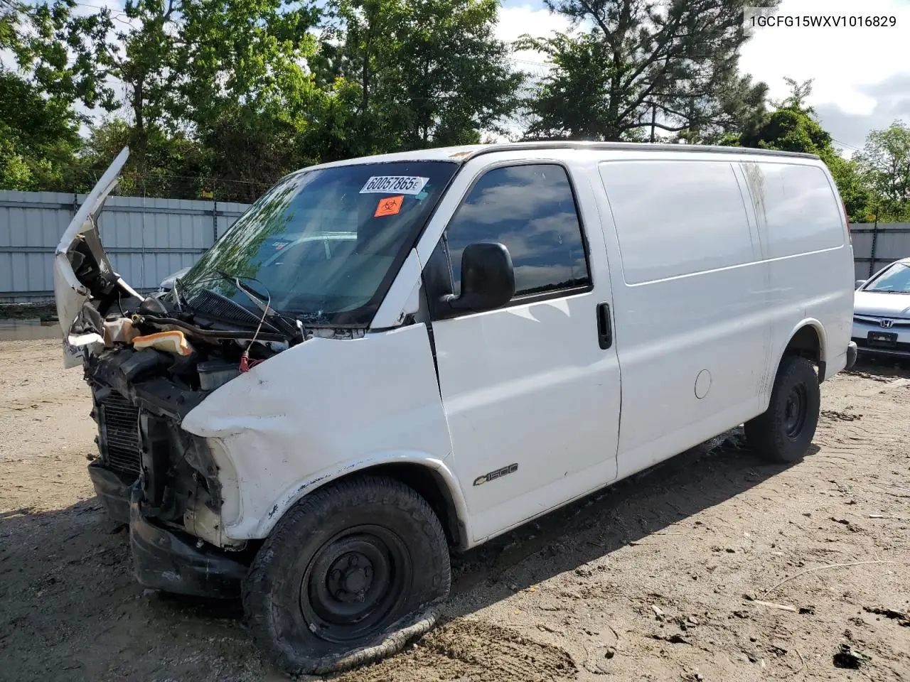 1997 Chevrolet Express G1500 VIN: 1GCFG15WXV1016829 Lot: 60057865