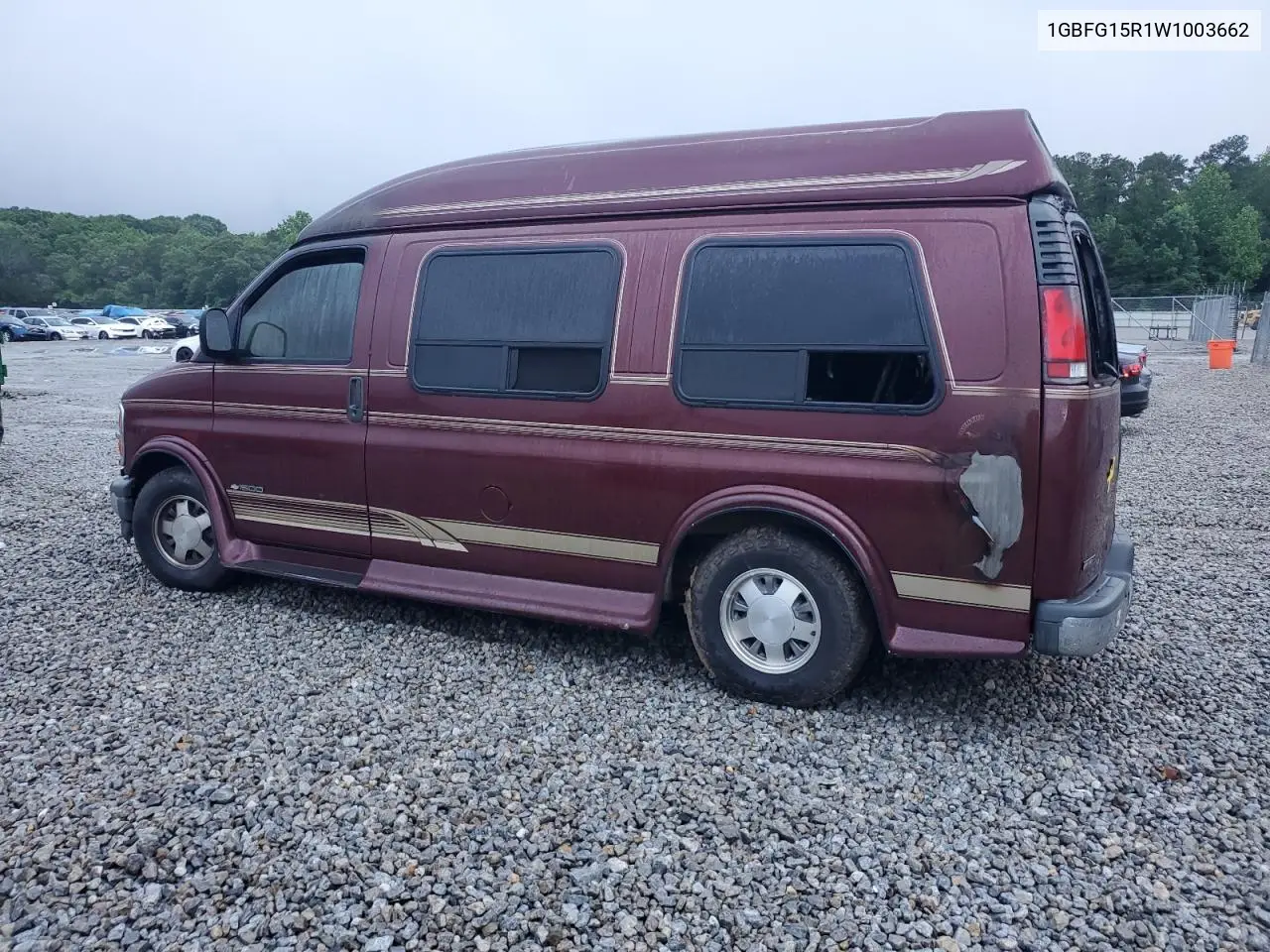 1998 Chevrolet Express G1500 VIN: 1GBFG15R1W1003662 Lot: 56360355
