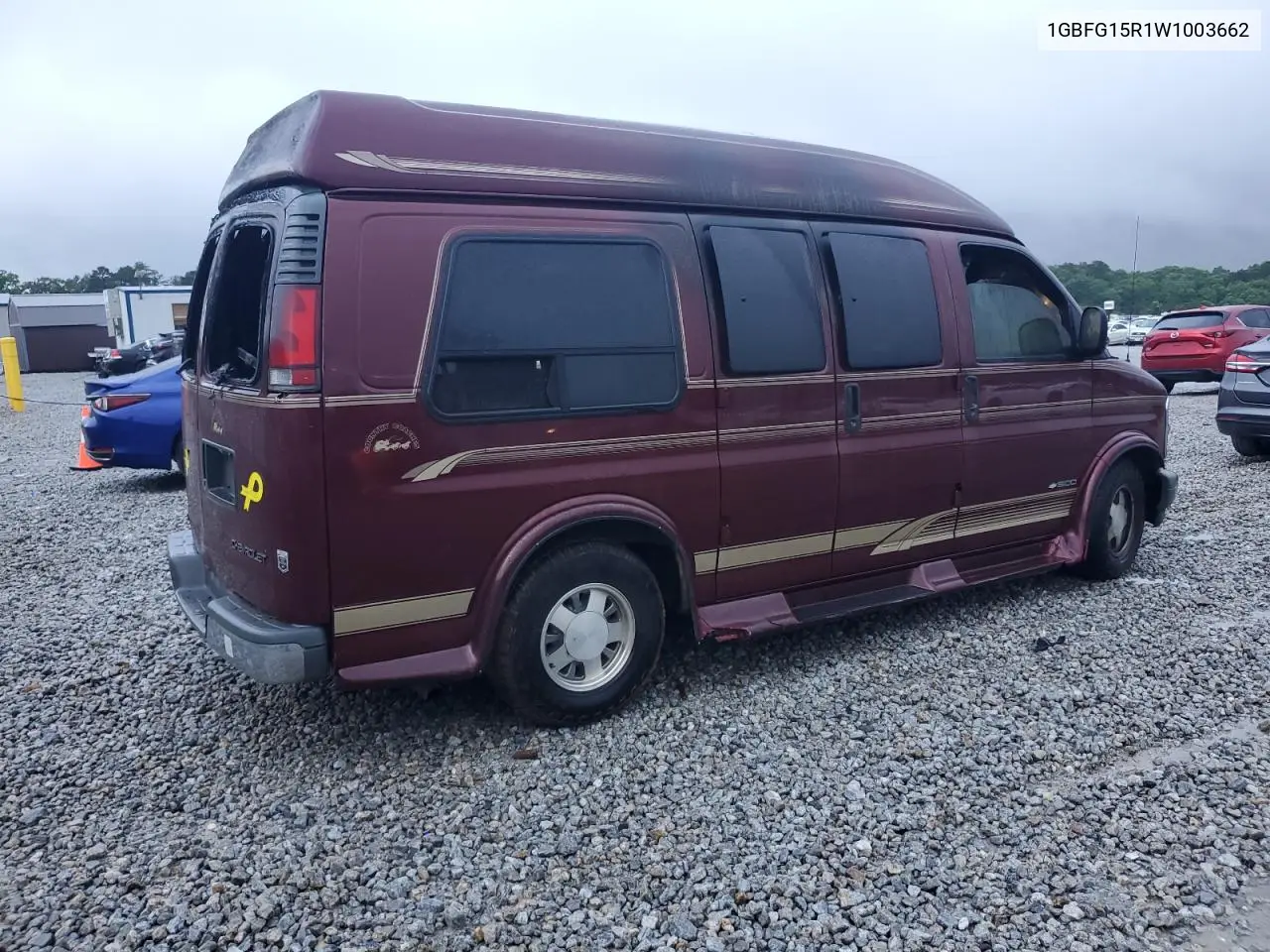 1998 Chevrolet Express G1500 VIN: 1GBFG15R1W1003662 Lot: 56360355