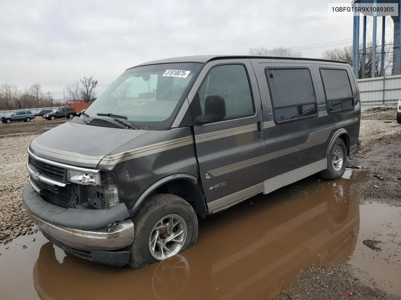 1999 Chevrolet Express G1500 VIN: 1GBFG15R9X1089305 Lot: 51810075