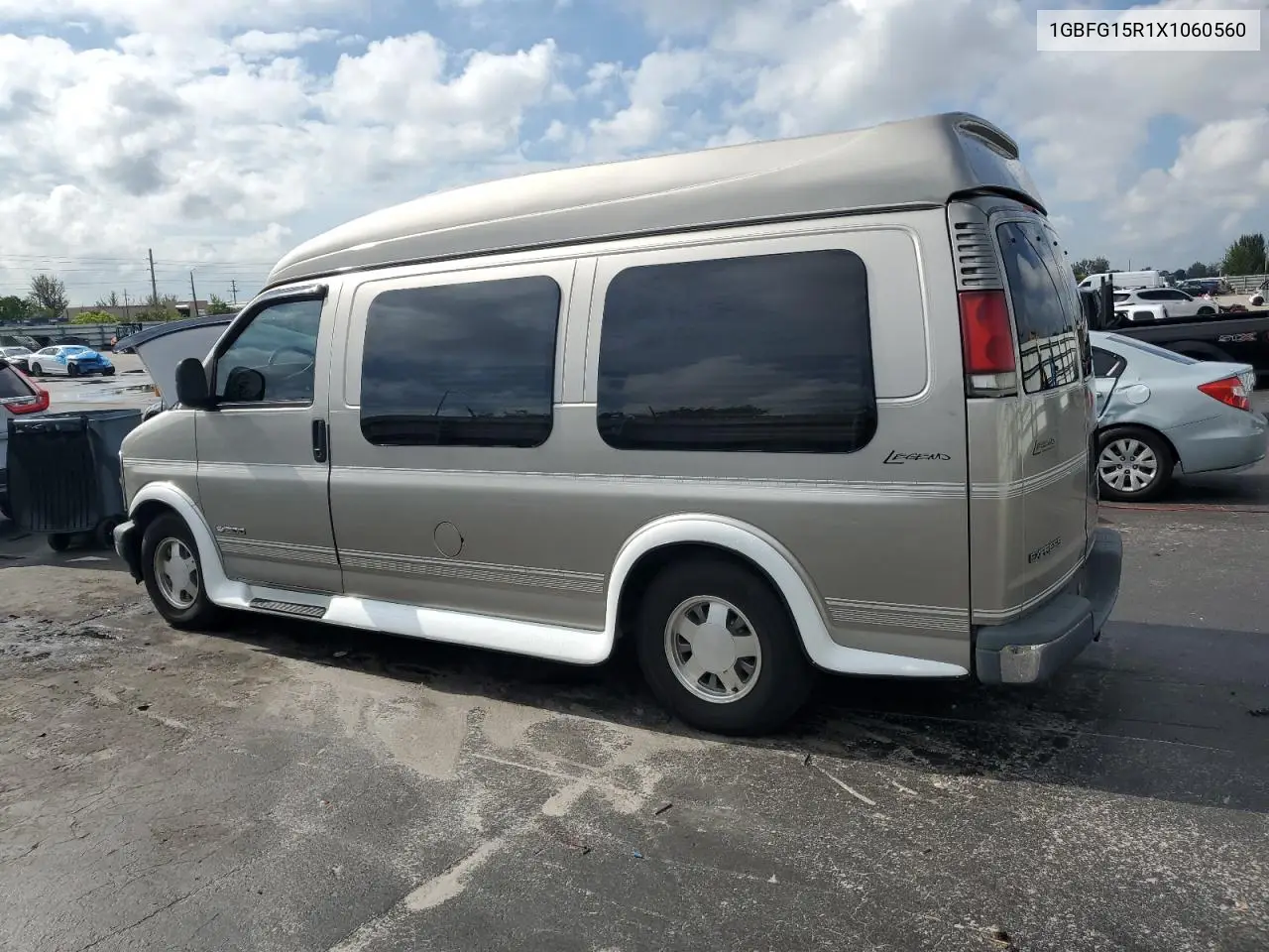 1999 Chevrolet Express G1500 VIN: 1GBFG15R1X1060560 Lot: 56858005