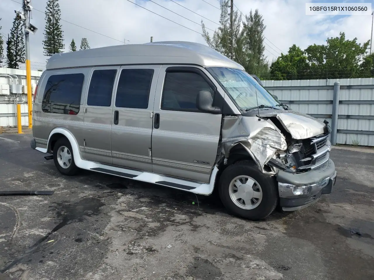 1999 Chevrolet Express G1500 VIN: 1GBFG15R1X1060560 Lot: 56858005