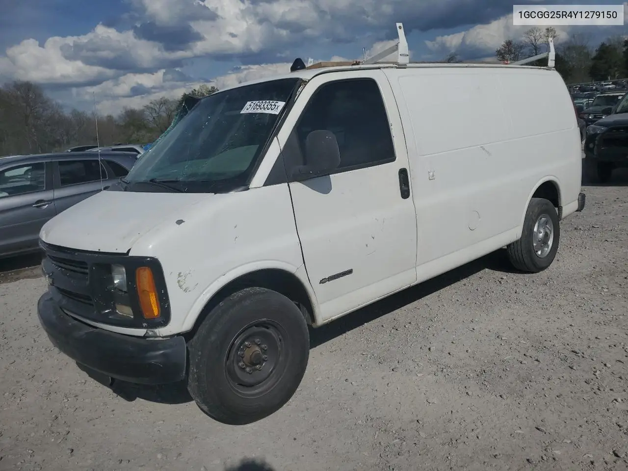 2000 Chevrolet Express G2500 VIN: 1GCGG25R4Y1279150 Lot: 51693355