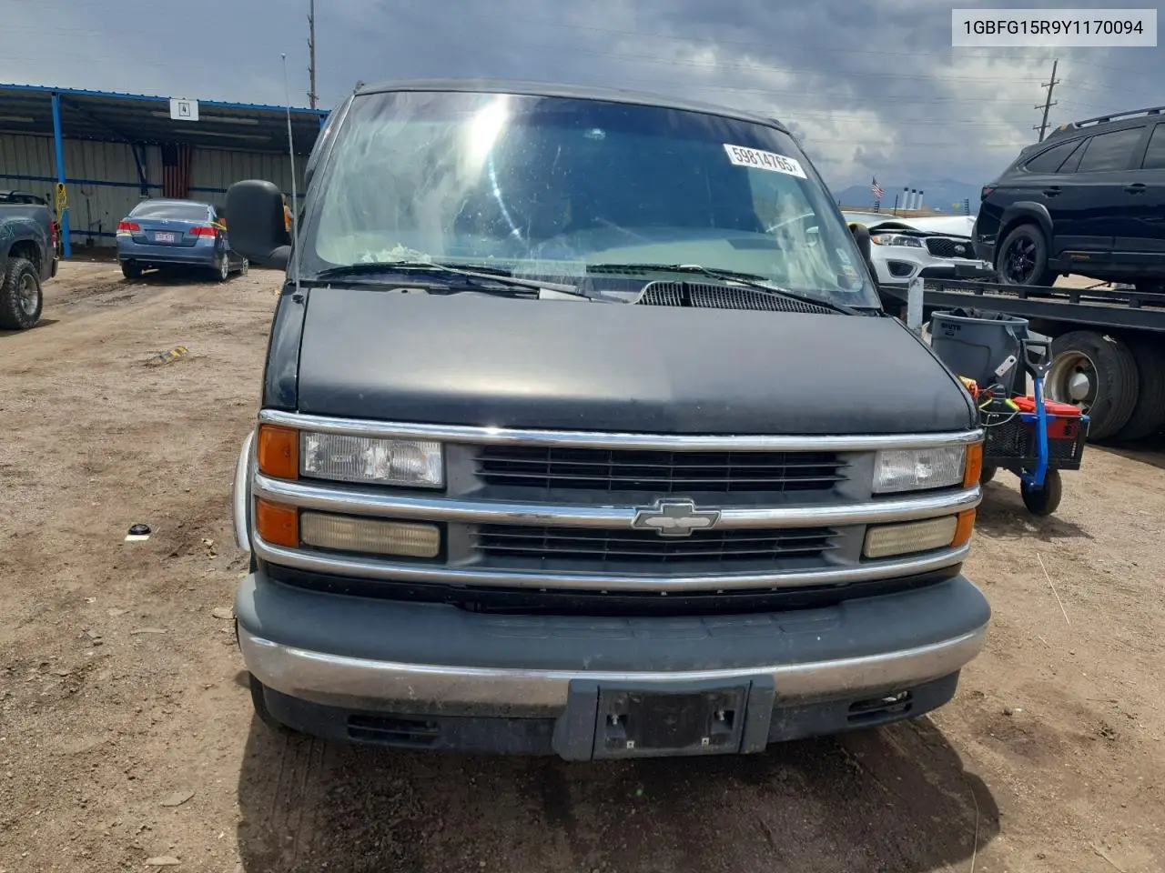2000 Chevrolet Express G1500 VIN: 1GBFG15R9Y1170094 Lot: 59814765