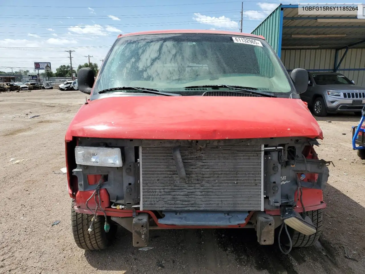2000 Chevrolet Express G1500 VIN: 1GBFG15R6Y1185264 Lot: 61132965