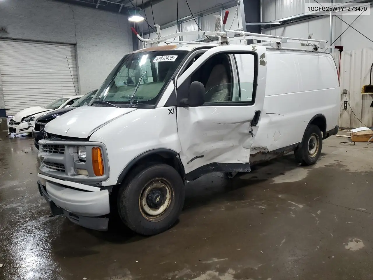 2000 Chevrolet Express G2500 VIN: 1GCFG25W1Y1273470 Lot: 61812425