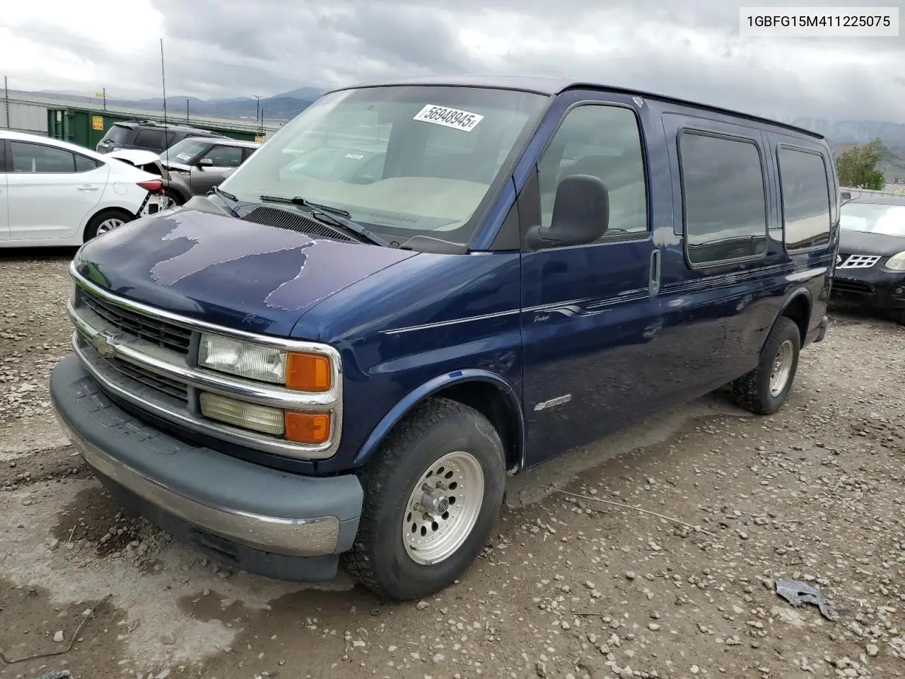 2001 Chevrolet Express G1500 VIN: 1GBFG15M411225075 Lot: 56948945