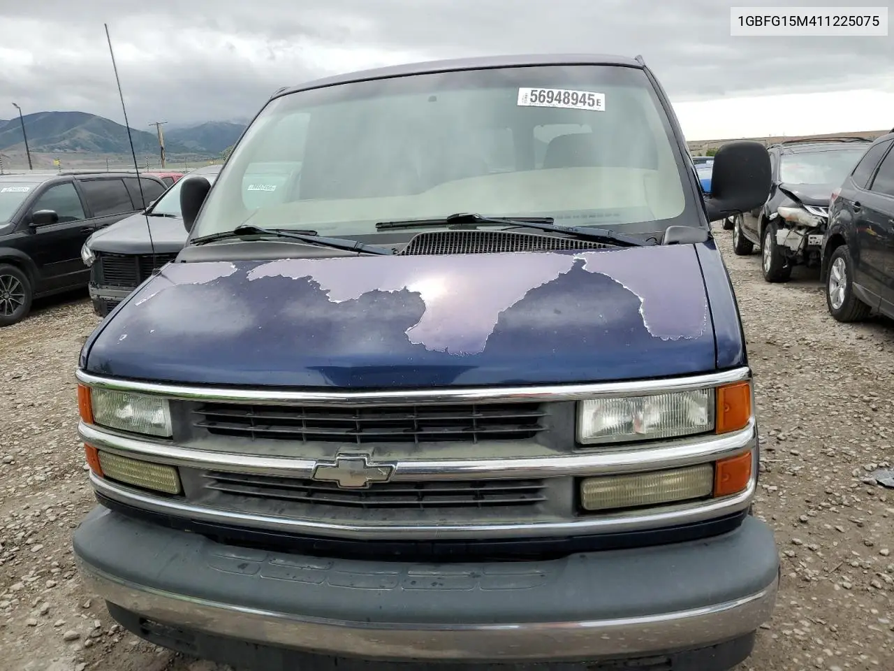 2001 Chevrolet Express G1500 VIN: 1GBFG15M411225075 Lot: 56948945