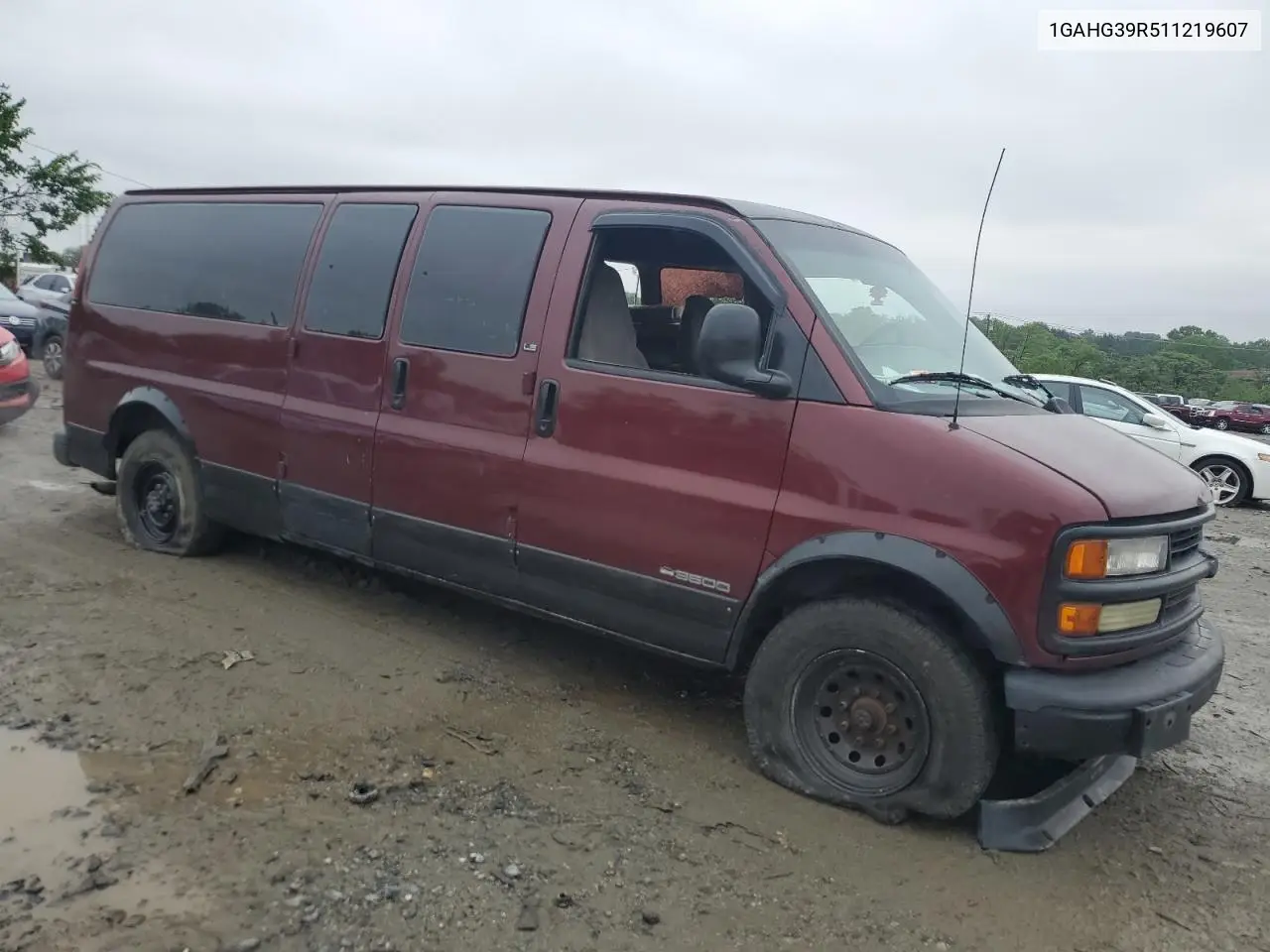 2001 Chevrolet Express G3500 VIN: 1GAHG39R511219607 Lot: 57126675