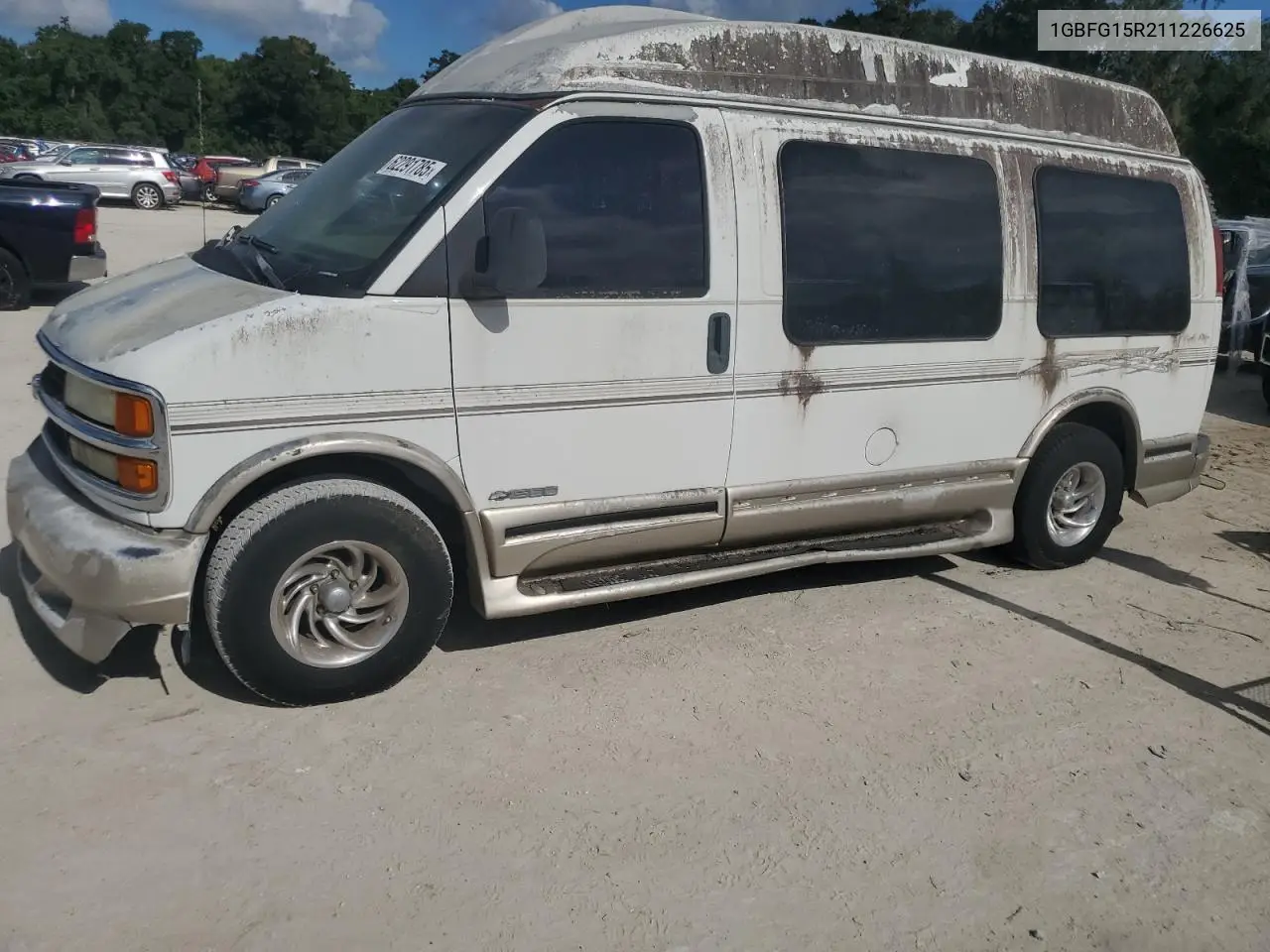2001 Chevrolet Express G1500 VIN: 1GBFG15R211226625 Lot: 62291785
