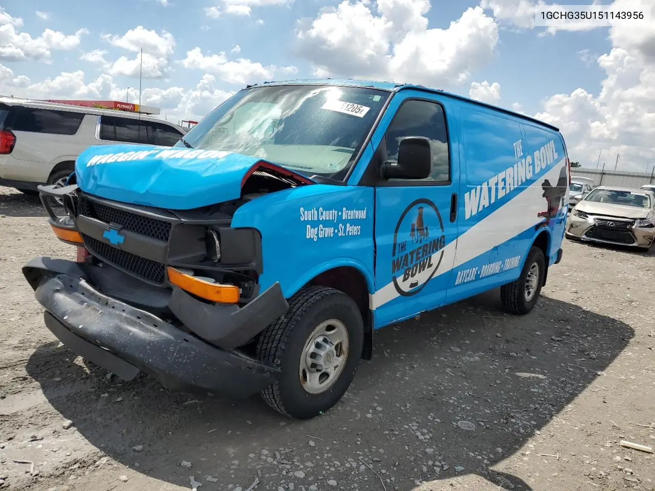 2005 Chevrolet Express G3500 VIN: 1GCHG35U151143956 Lot: 56061205