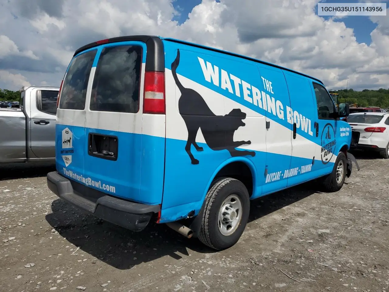 2005 Chevrolet Express G3500 VIN: 1GCHG35U151143956 Lot: 56061205