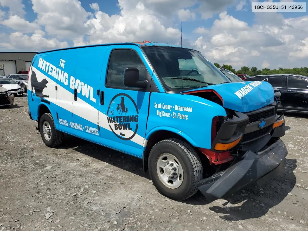 2005 Chevrolet Express G3500 VIN: 1GCHG35U151143956 Lot: 56061205