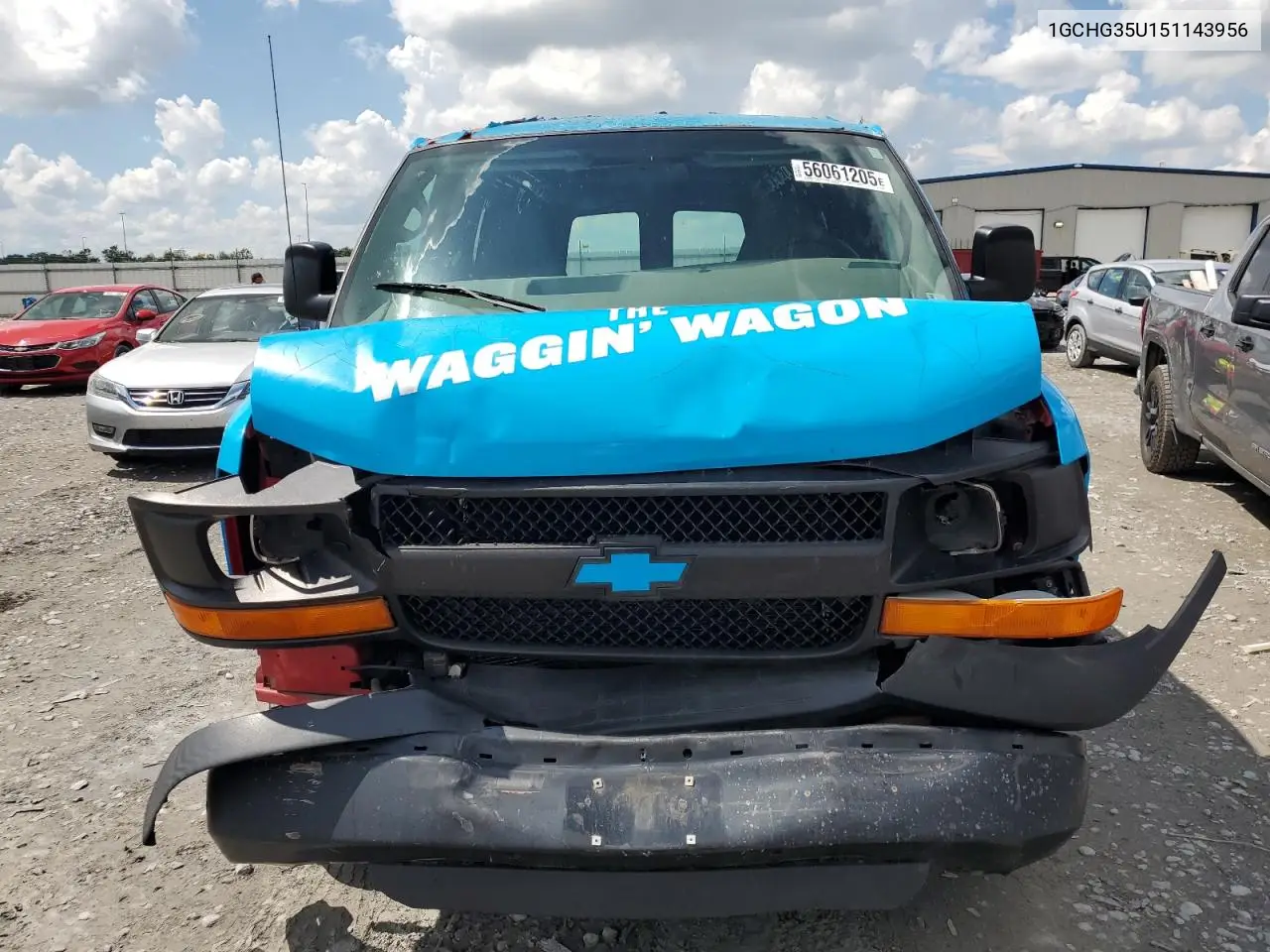 2005 Chevrolet Express G3500 VIN: 1GCHG35U151143956 Lot: 56061205