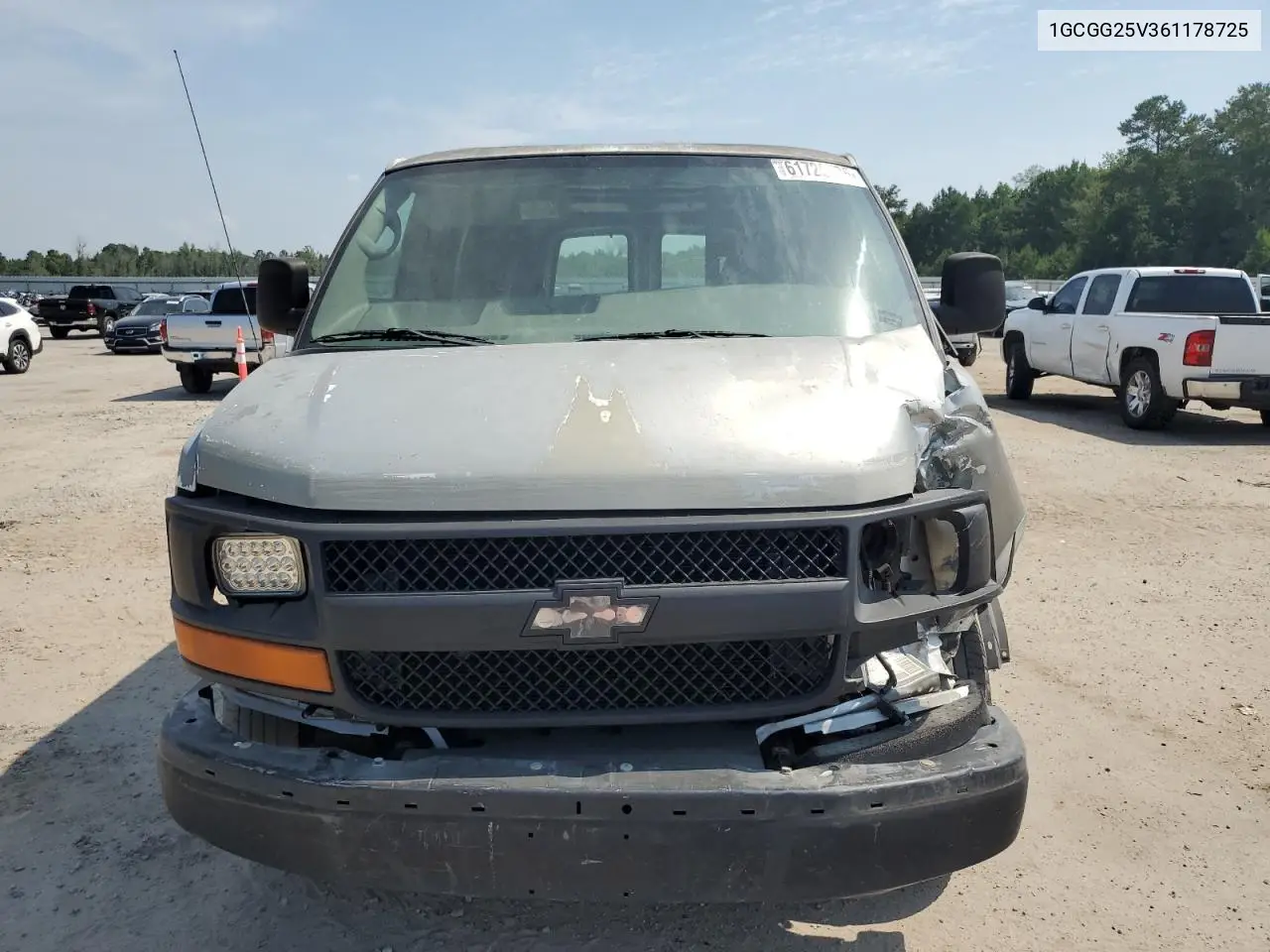 2006 Chevrolet Express G2500 VIN: 1GCGG25V361178725 Lot: 61726725