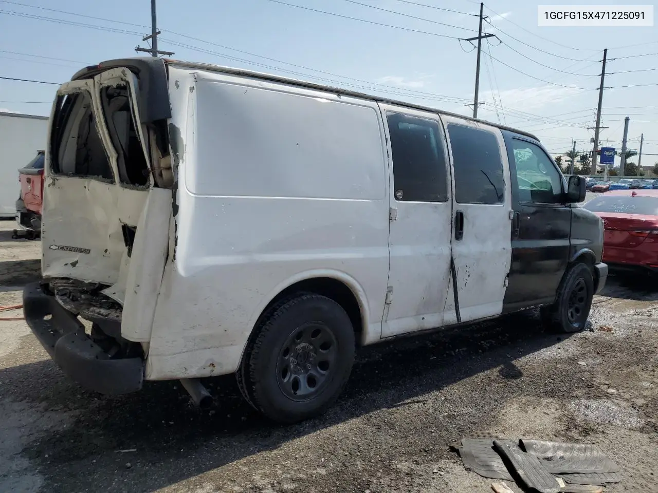 2007 Chevrolet Express G1500 VIN: 1GCFG15X471225091 Lot: 55835825