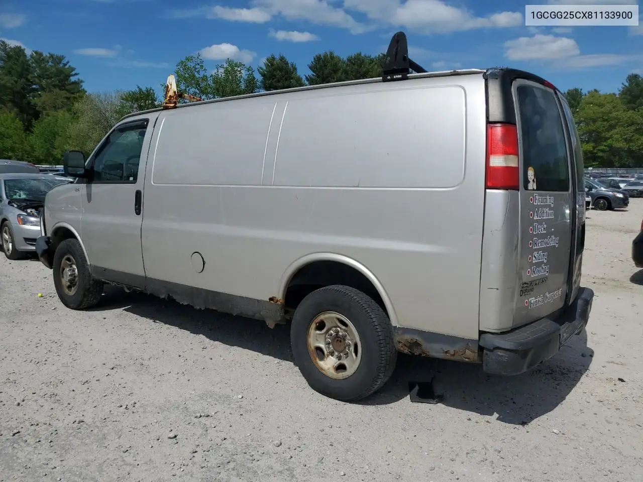 2008 Chevrolet Express G2500 VIN: 1GCGG25CX81133900 Lot: 57029345