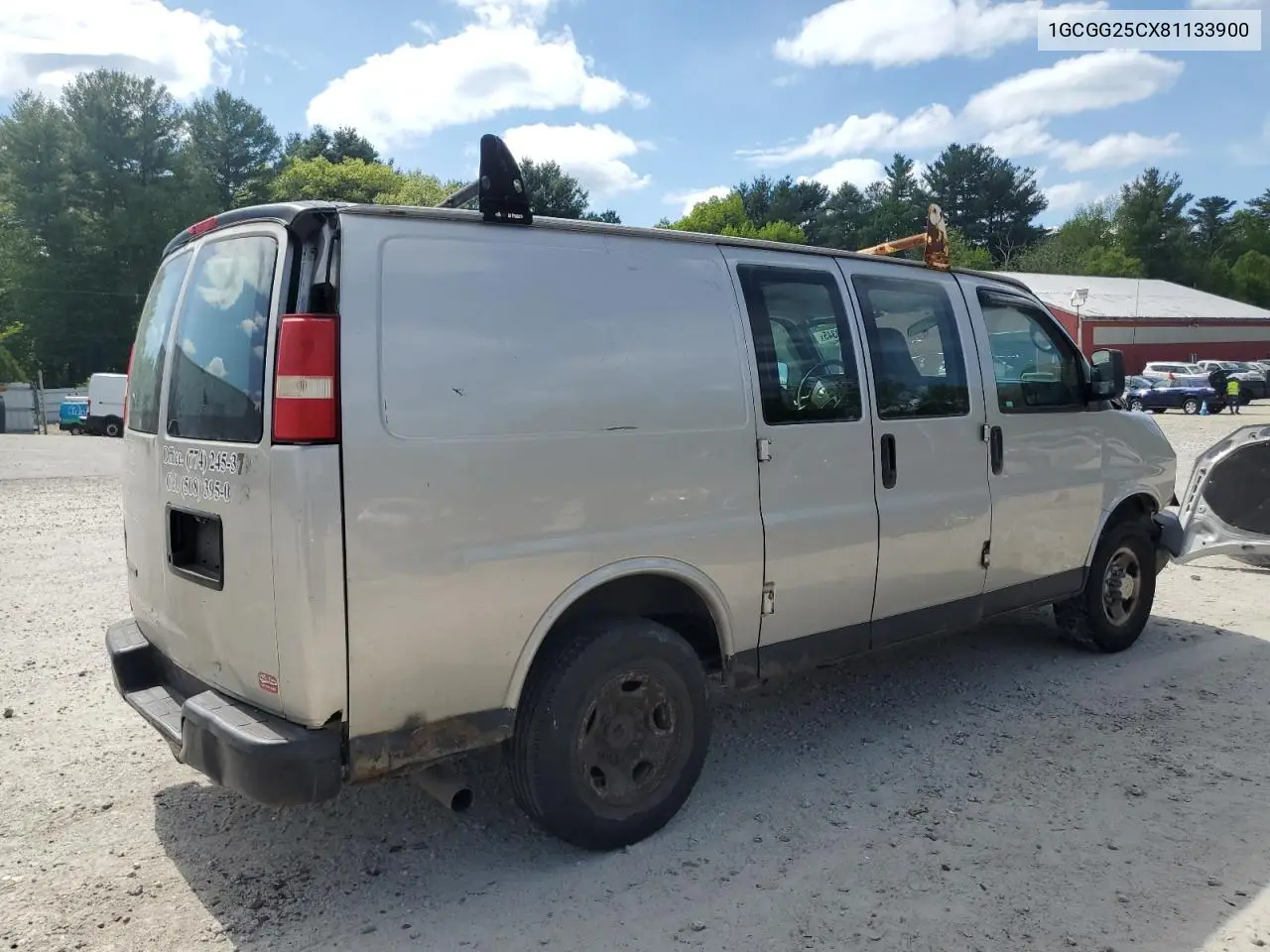 2008 Chevrolet Express G2500 VIN: 1GCGG25CX81133900 Lot: 57029345