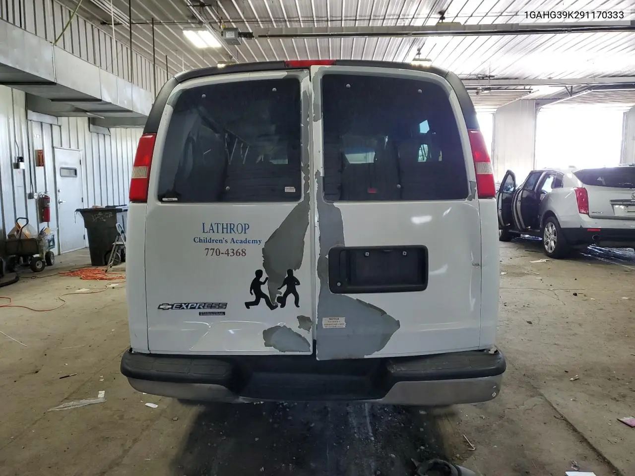 2009 Chevrolet Express G3500 VIN: 1GAHG39K291170333 Lot: 56839105