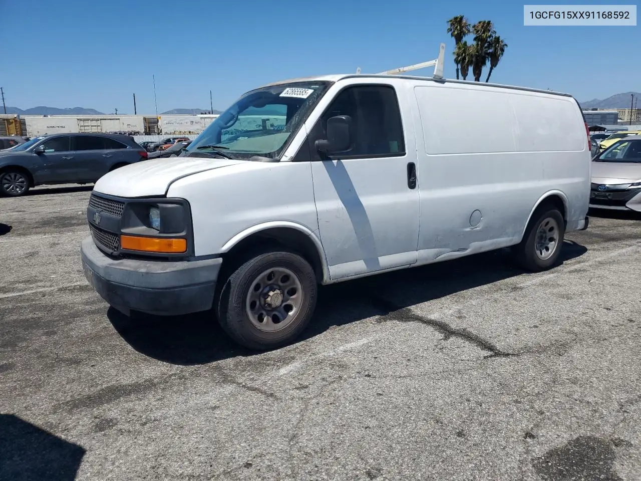2009 Chevrolet Express G1500 VIN: 1GCFG15XX91168592 Lot: 62865585