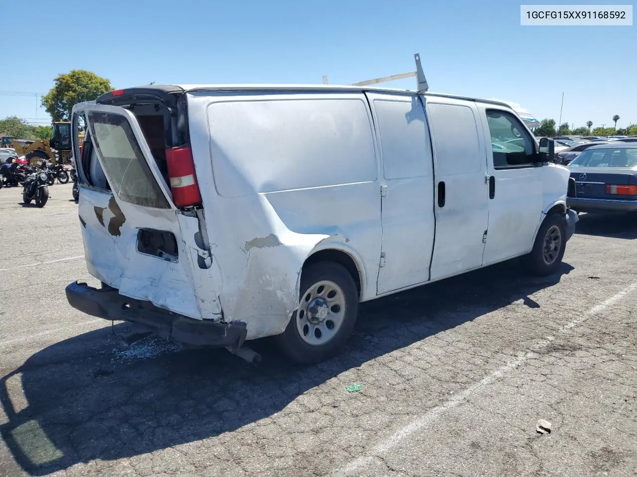 2009 Chevrolet Express G1500 VIN: 1GCFG15XX91168592 Lot: 62865585
