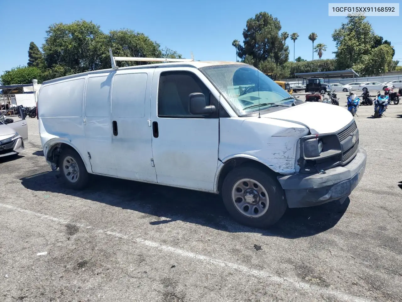 2009 Chevrolet Express G1500 VIN: 1GCFG15XX91168592 Lot: 62865585