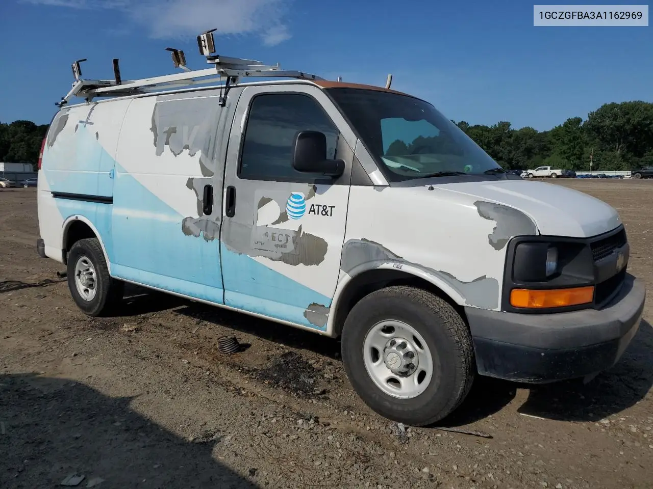 2010 Chevrolet Express G2500 VIN: 1GCZGFBA3A1162969 Lot: 62699965