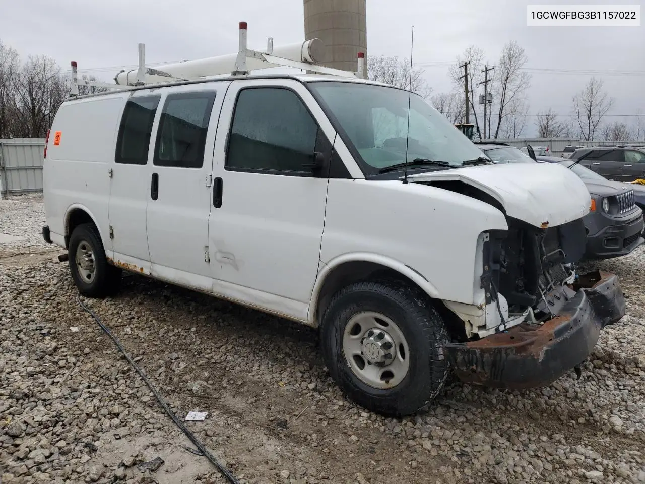 2011 Chevrolet Express G2500 VIN: 1GCWGFBG3B1157022 Lot: 50676865
