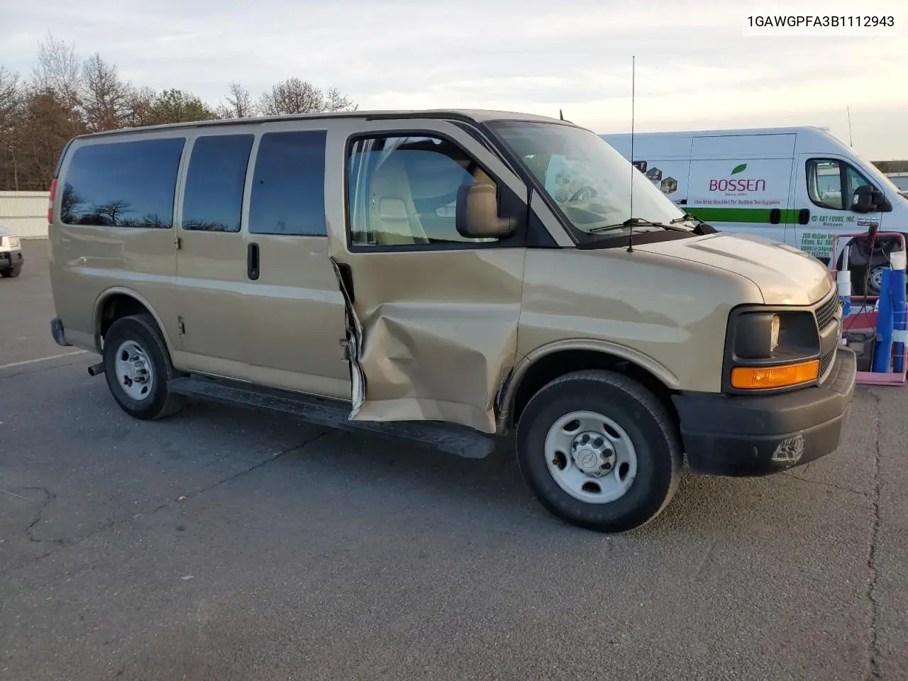 2011 Chevrolet Express G2500 Ls VIN: 1GAWGPFA3B1112943 Lot: 81934974
