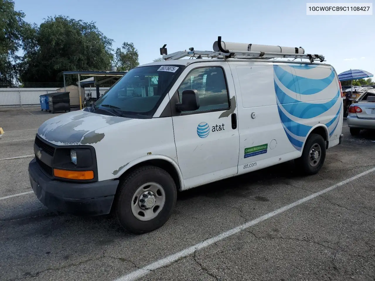2012 Chevrolet Express G2500 VIN: 1GCWGFCB9C1108427 Lot: 56376875