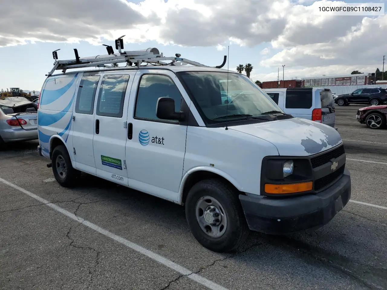 2012 Chevrolet Express G2500 VIN: 1GCWGFCB9C1108427 Lot: 56376875